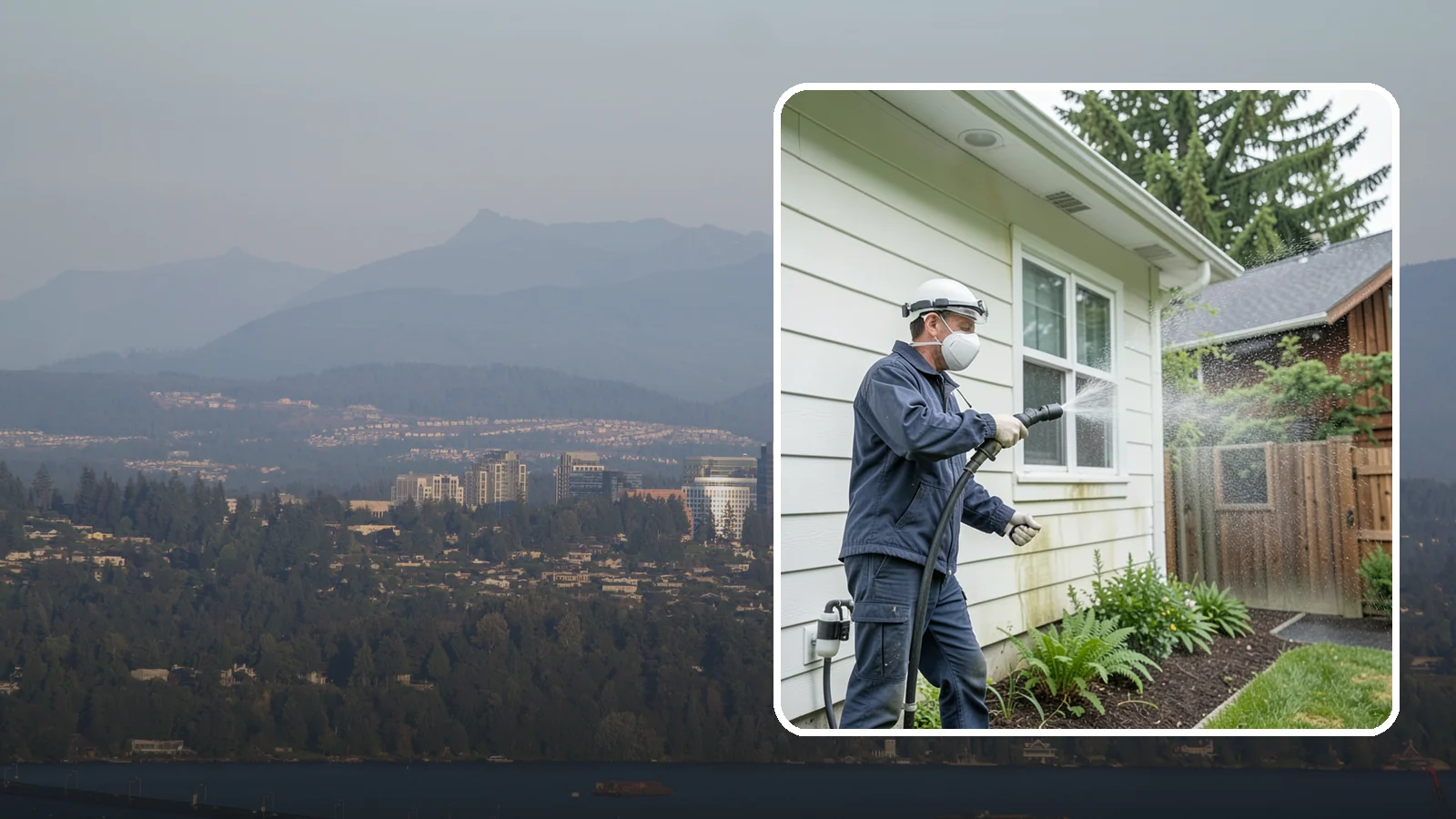 Pre-Sale Exterior Cleaning in Medina, King County, WA - Pre-sale exterior cleaning maximizes curb appeal before listing by removing the algae and grime that make a home look tired in...