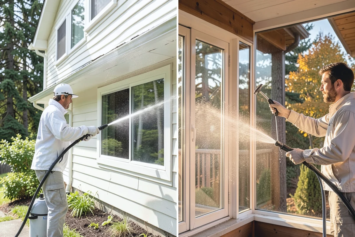 Pre-Sale Exterior Cleaning in Medina, King County, WA - Review the listing surfaces most visible to buyers