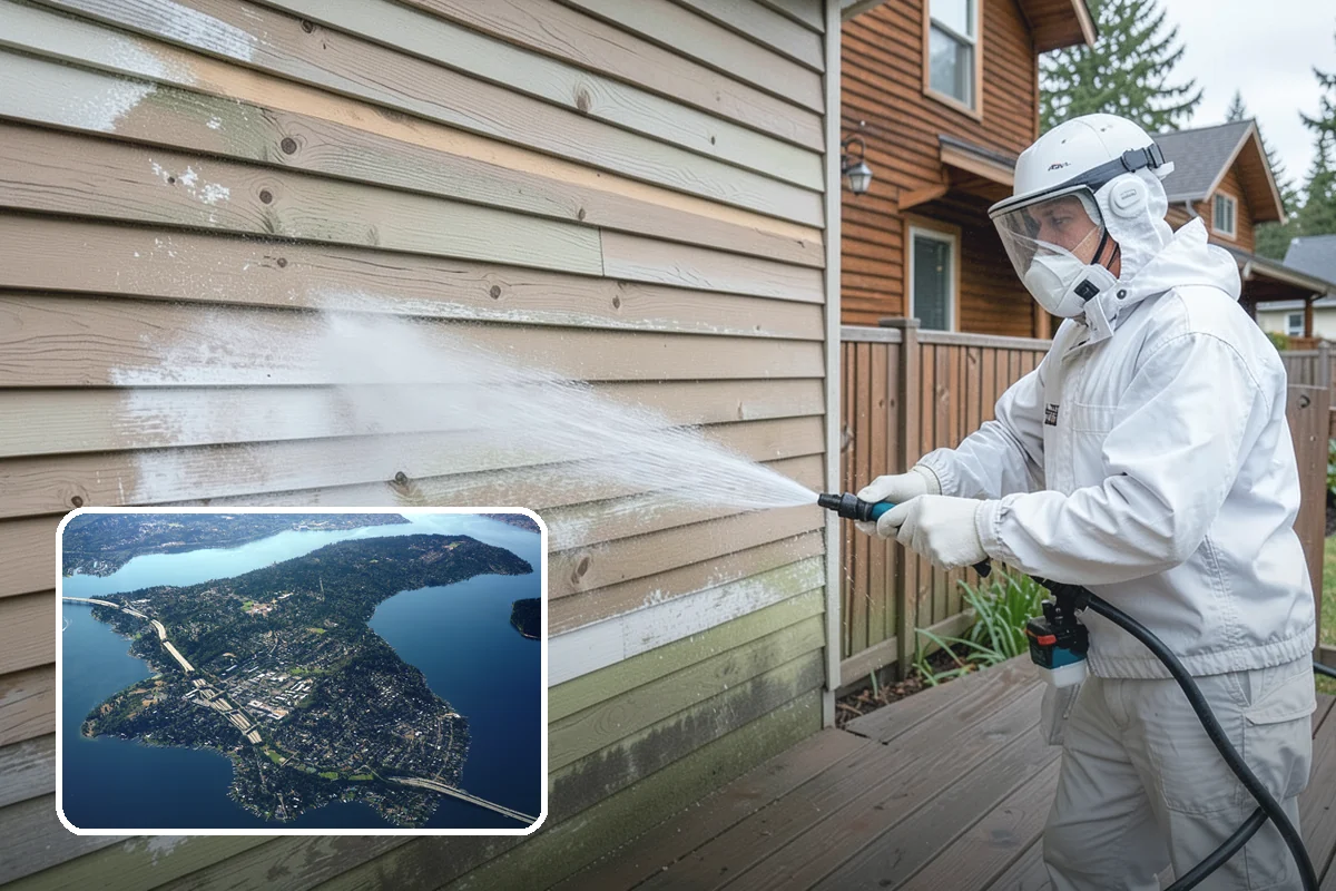 Pre-Sale Exterior Cleaning in Mercer Island, King County, WA - Boosts curb appeal right before listing photos and showings