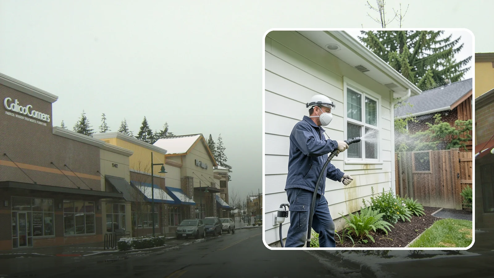 Pre-Sale Exterior Cleaning in Mill Creek, Snohomish County, WA - Pre-sale exterior cleaning maximizes curb appeal before listing by removing the algae and grime that make a home look tired in...