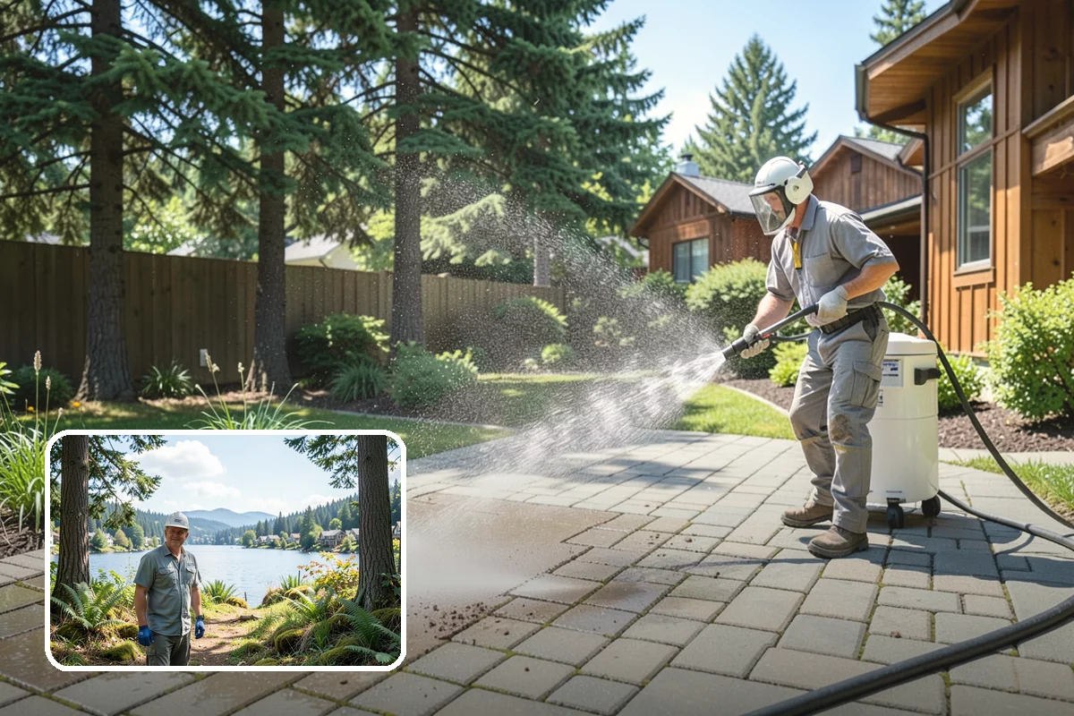 Pre-Sale Exterior Cleaning in Milton, King County, WA - Boosts curb appeal right before listing photos and showings