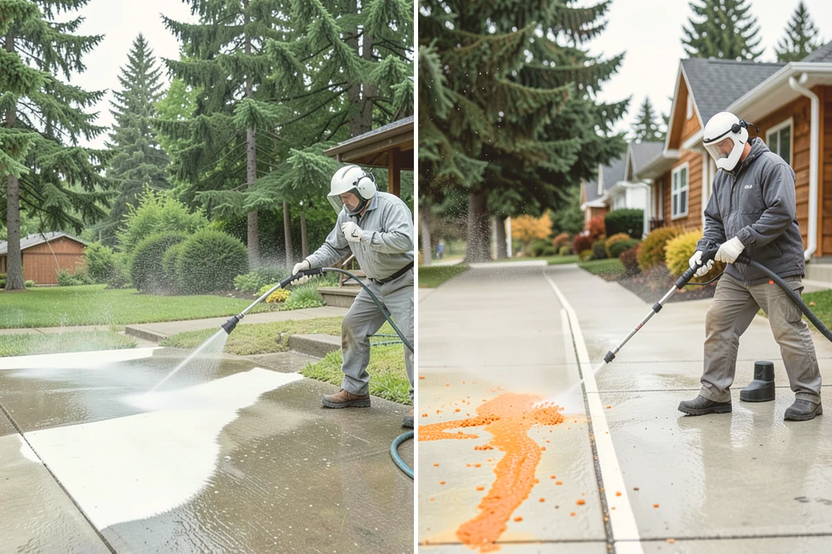 Pre-Sale Exterior Cleaning in Milton, King County, WA - Review the listing surfaces most visible to buyers
