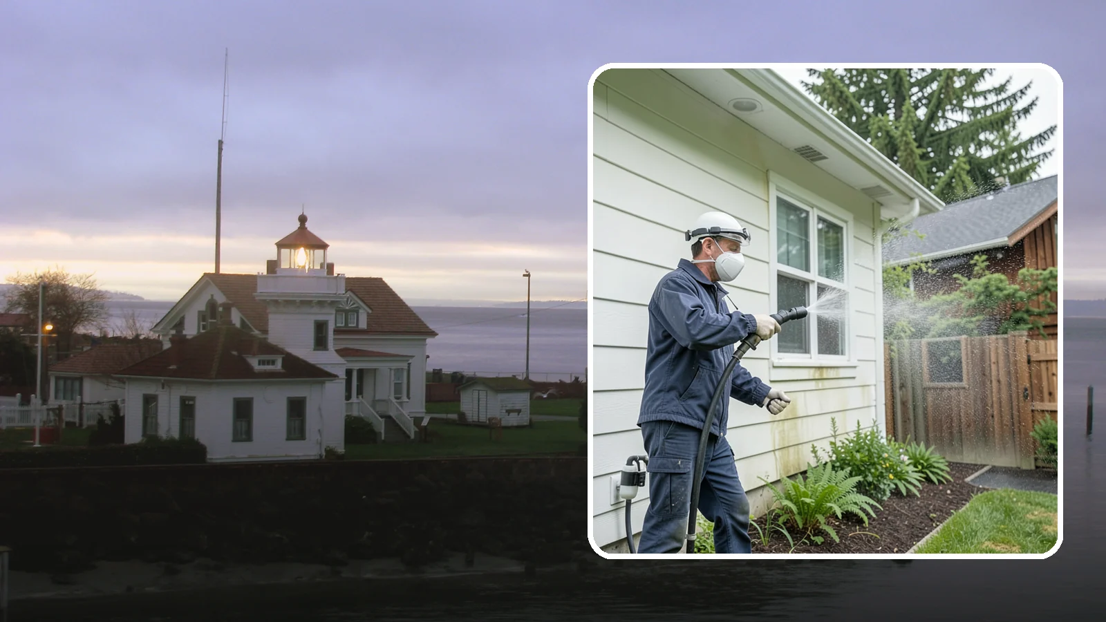 Pre-Sale Exterior Cleaning in Mukilteo, Snohomish County, WA - Pre-sale exterior cleaning maximizes curb appeal before listing by removing the algae and grime that make a home look tired in...