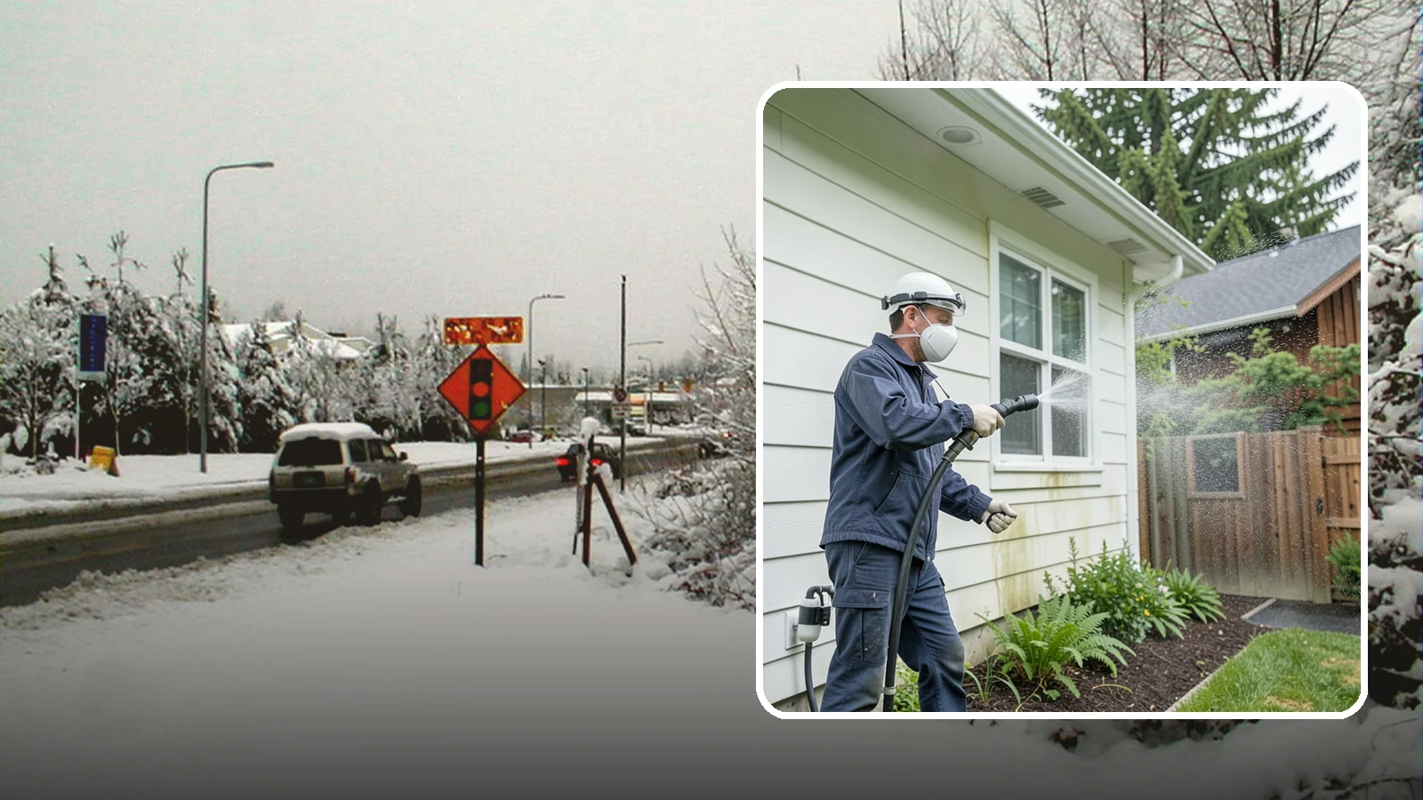 Pre-Sale Exterior Cleaning in Newcastle, King County, WA - Pre-sale exterior cleaning maximizes curb appeal before listing by removing the algae and grime that make a home look tired in...