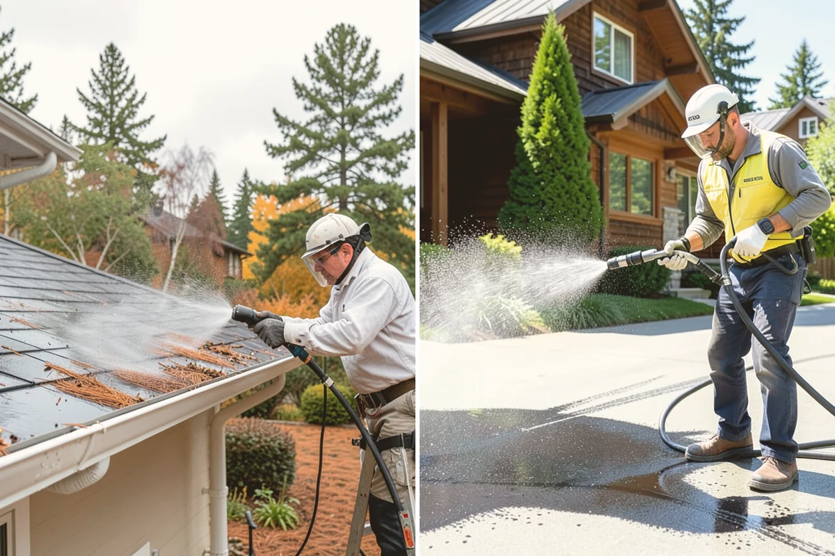 Pre-Sale Exterior Cleaning in Newcastle, King County, WA - Review the listing surfaces most visible to buyers