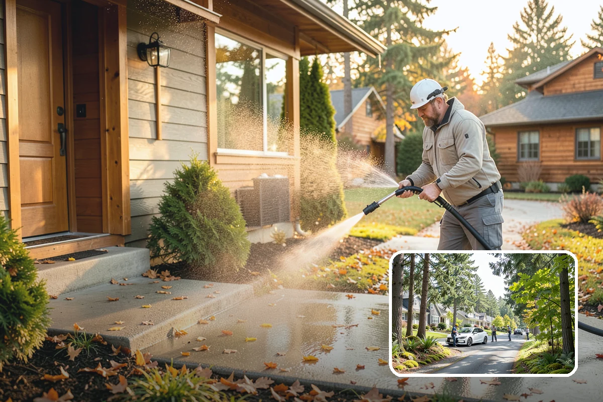 Pre-Sale Exterior Cleaning in Normandy Park, King County, WA - Boosts curb appeal right before listing photos and showings