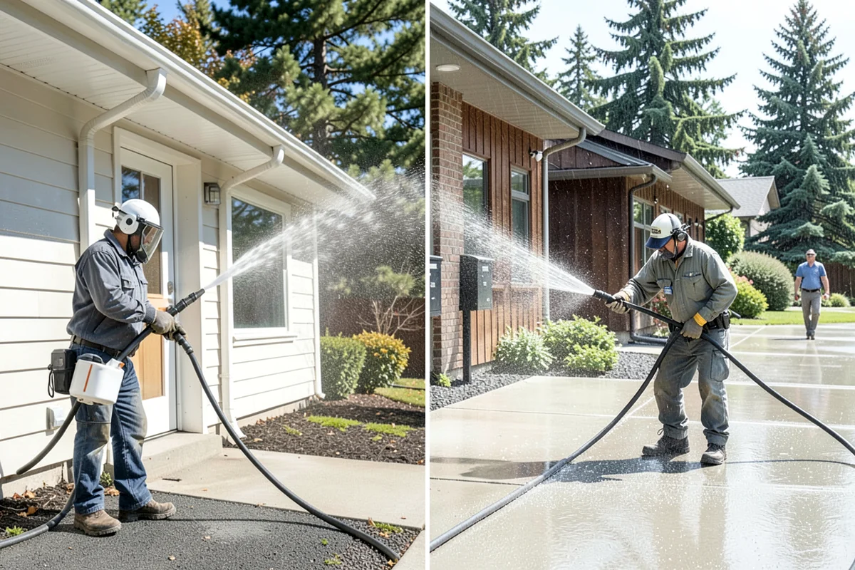 Pre-Sale Exterior Cleaning in Normandy Park, King County, WA - Review the listing surfaces most visible to buyers
