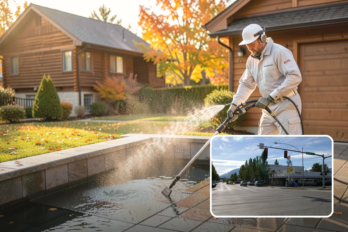 Pre-Sale Exterior Cleaning in North Bend, King County, WA - Boosts curb appeal right before listing photos and showings