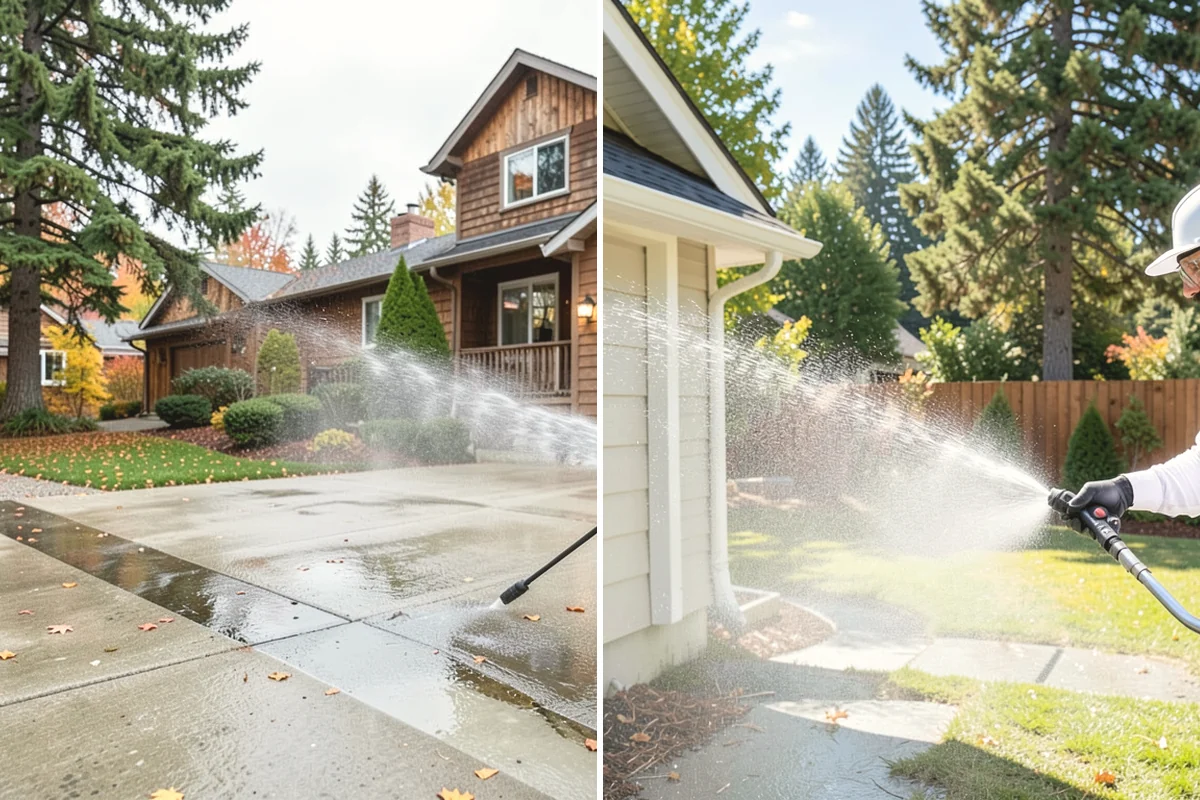 Pre-Sale Exterior Cleaning in North Bend, King County, WA - Review the listing surfaces most visible to buyers