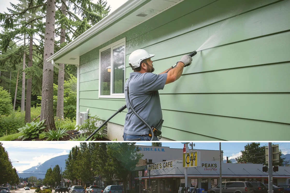 Pre-Sale Exterior Cleaning in North Bend, King County, WA - Time the cleaning a few days before listing photos, choosing a dry window so surfaces look their brightest on camera.