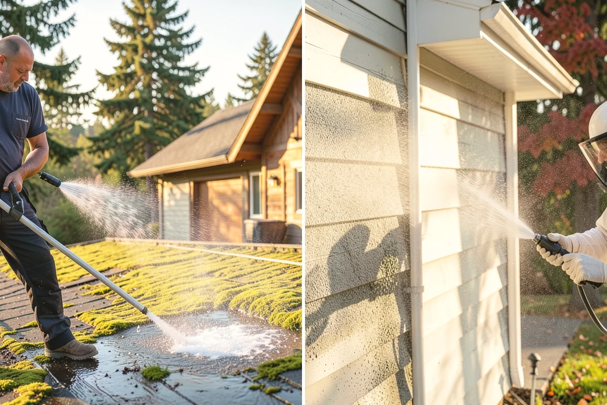 Pre-Sale Exterior Cleaning in Oak Harbor, Island County, WA - Review the listing surfaces most visible to buyers
