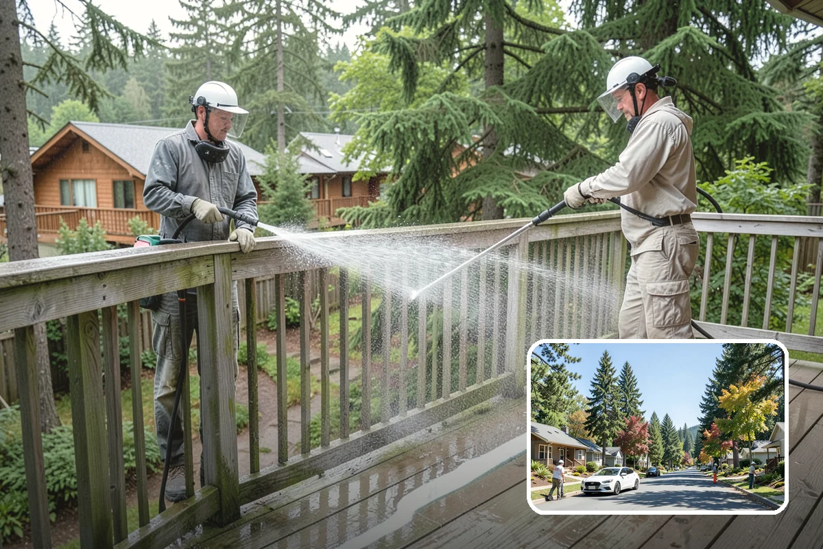 Pre-Sale Exterior Cleaning in Orting, Pierce County, WA - Boosts curb appeal right before listing photos and showings