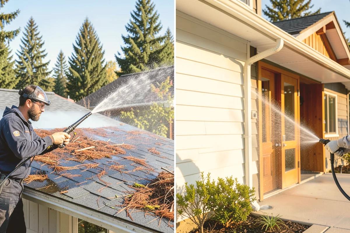 Pre-Sale Exterior Cleaning in Orting, Pierce County, WA - Review the listing surfaces most visible to buyers