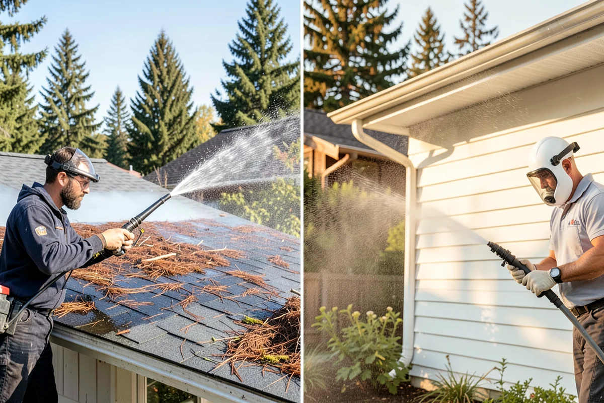 Pre-Sale Exterior Cleaning in Pacific, King County, WA - Review the listing surfaces most visible to buyers