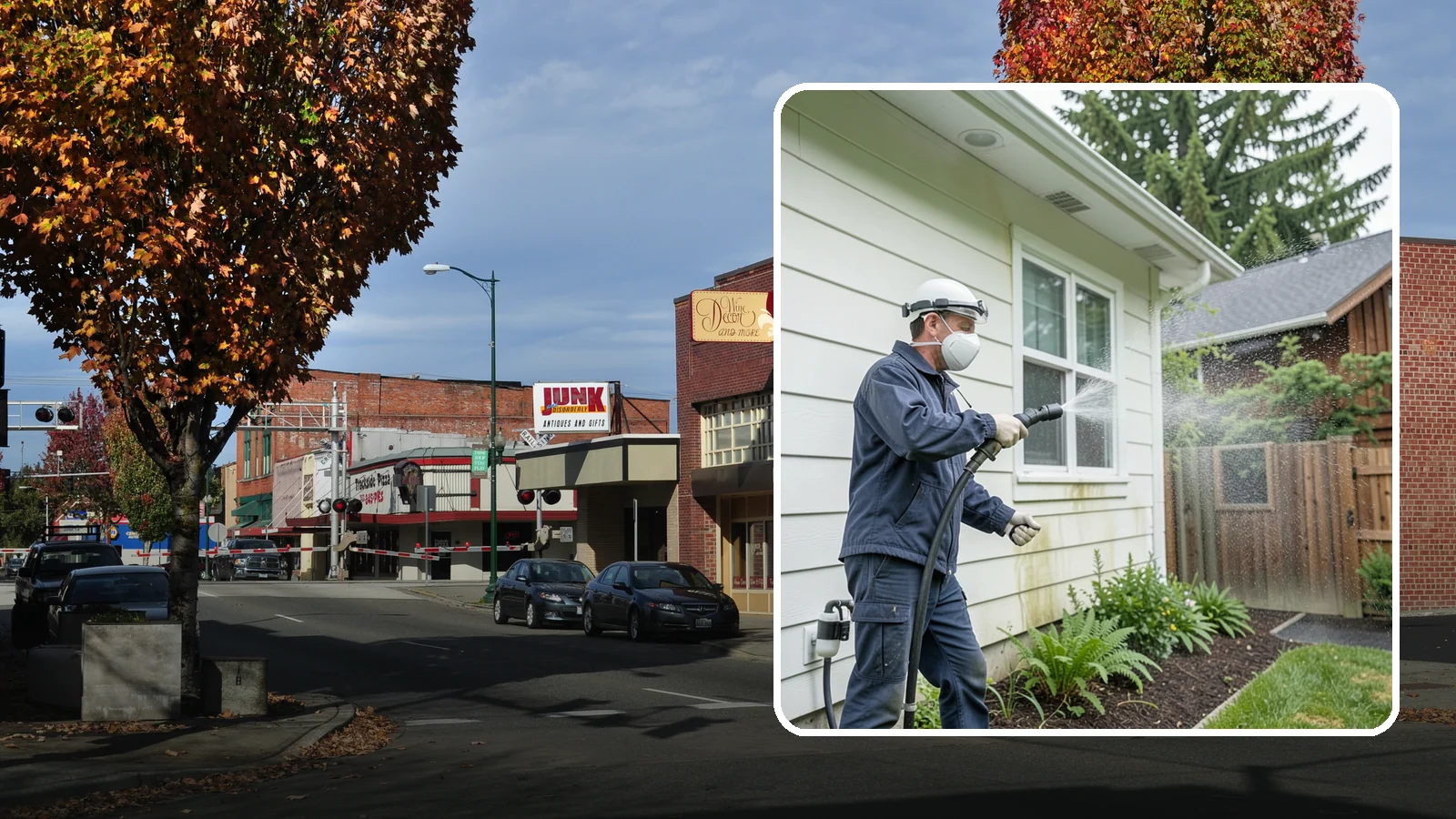Pre-Sale Exterior Cleaning in Puyallup, Pierce County, WA - Pre-sale exterior cleaning maximizes curb appeal before listing by removing the algae and grime that make a home look tired in...