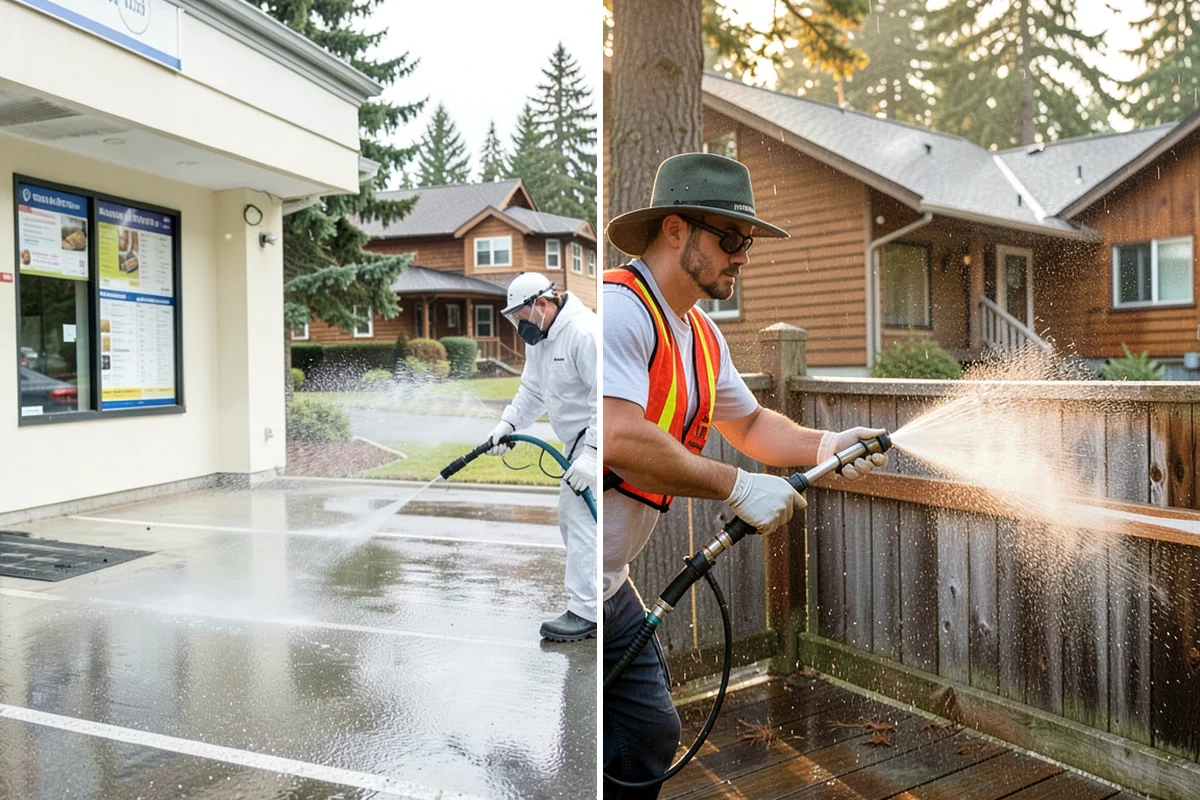 Pre-Sale Exterior Cleaning in Puyallup, Pierce County, WA - Review the listing surfaces most visible to buyers