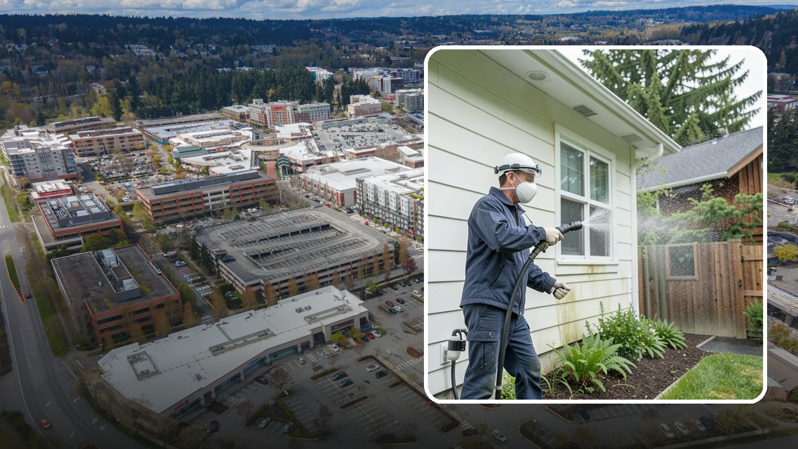 Pre-Sale Exterior Cleaning in Redmond, King County, WA - Pre-sale exterior cleaning maximizes curb appeal before listing by removing the algae and grime that make a home look tired in...