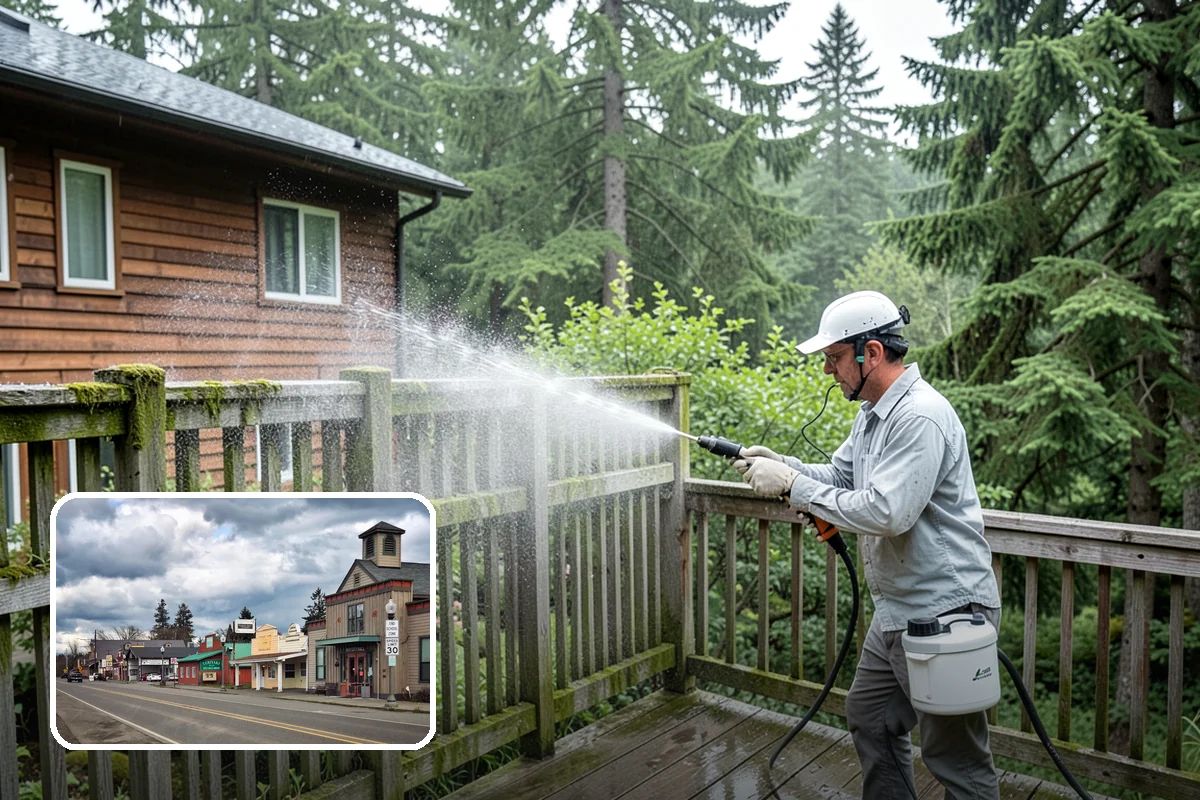 Pre-Sale Exterior Cleaning in Roy, Pierce County, WA - Boosts curb appeal right before listing photos and showings