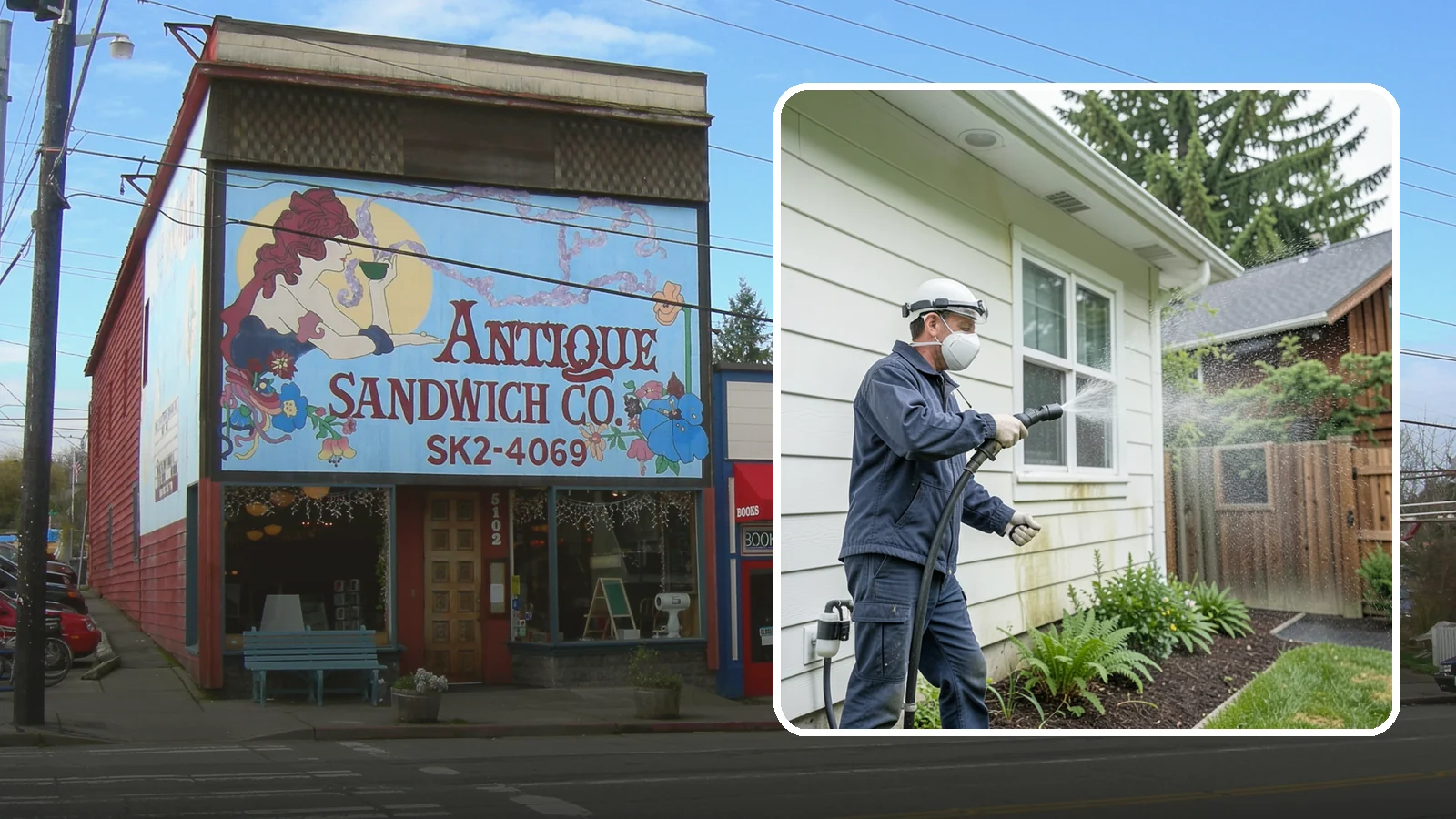 Pre-Sale Exterior Cleaning in Ruston, Pierce County, WA - Pre-sale exterior cleaning maximizes curb appeal before listing by removing the algae and grime that make a home look tired in...