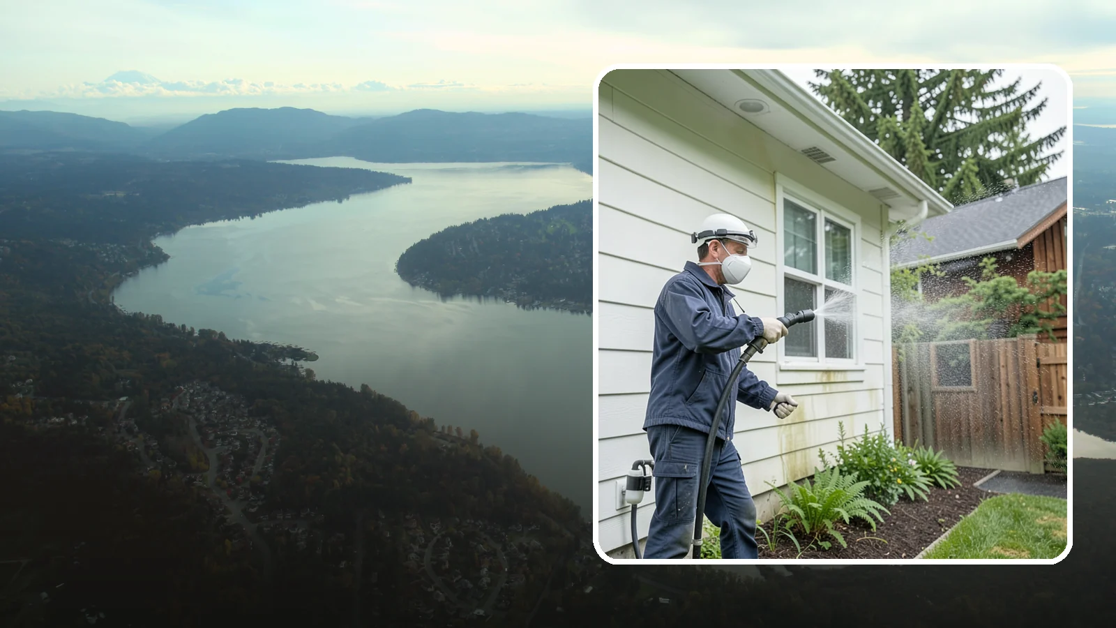 Pre-Sale Exterior Cleaning in Sammamish, King County, WA - Pre-sale exterior cleaning maximizes curb appeal before listing by removing the algae and grime that make a home look tired in...