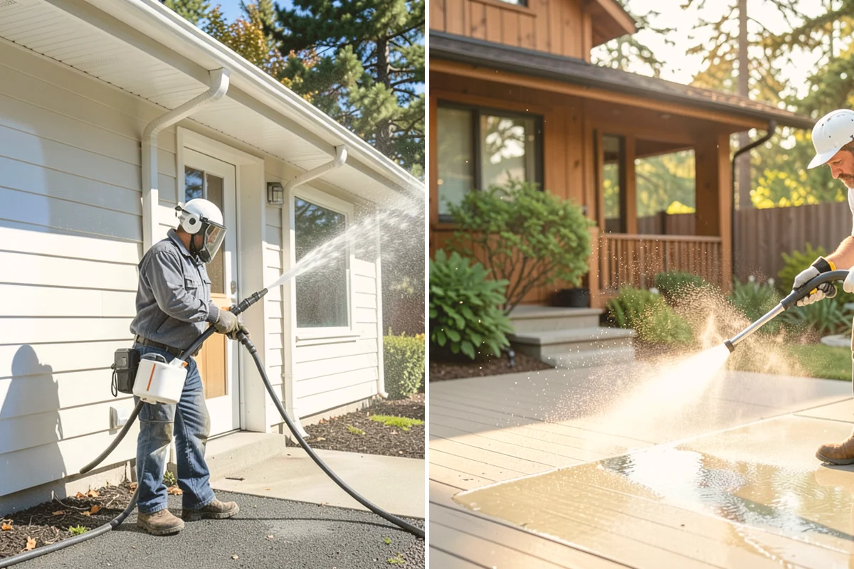 Pre-Sale Exterior Cleaning in Sammamish, King County, WA - Review the listing surfaces most visible to buyers