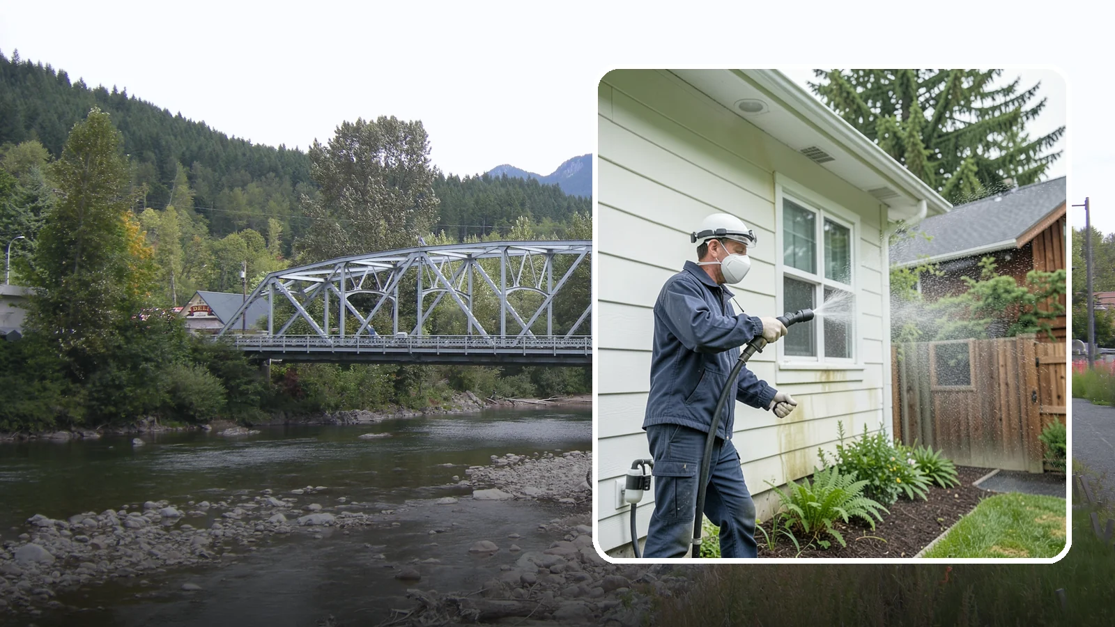 Pre-Sale Exterior Cleaning in Skykomish, King County, WA - Pre-sale exterior cleaning maximizes curb appeal before listing by removing the algae and grime that make a home look tired in...