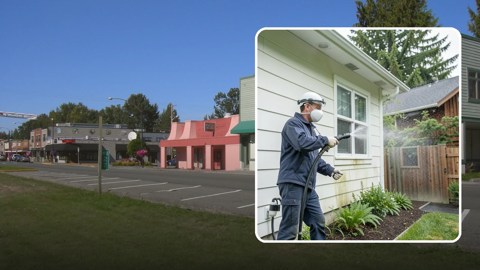Pre-Sale Exterior Cleaning in Snoqualmie, King County, WA - Pre-sale exterior cleaning maximizes curb appeal before listing by removing the algae and grime that make a home look tired in...