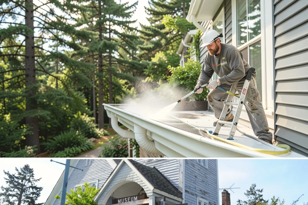 Pre-Sale Exterior Cleaning in Steilacoom, Pierce County, WA - Time the cleaning a few days before listing photos, choosing a dry window so surfaces look their brightest on camera.