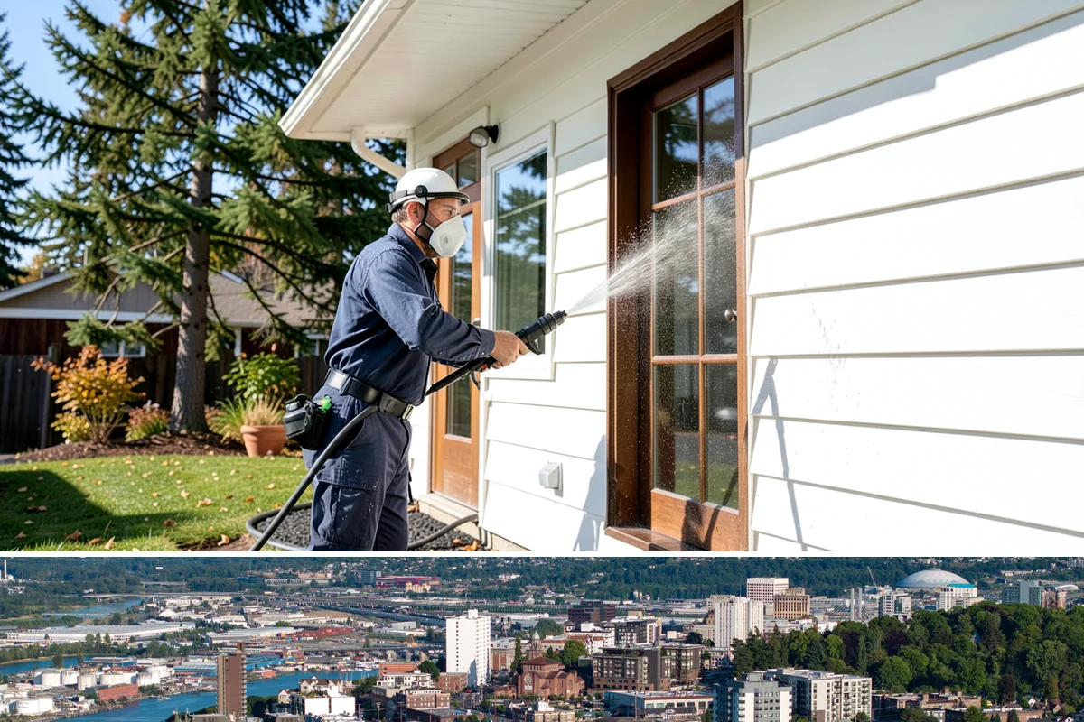Pre-Sale Exterior Cleaning in Tacoma, Pierce County, WA - Time the cleaning a few days before listing photos, choosing a dry window so surfaces look their brightest on camera.