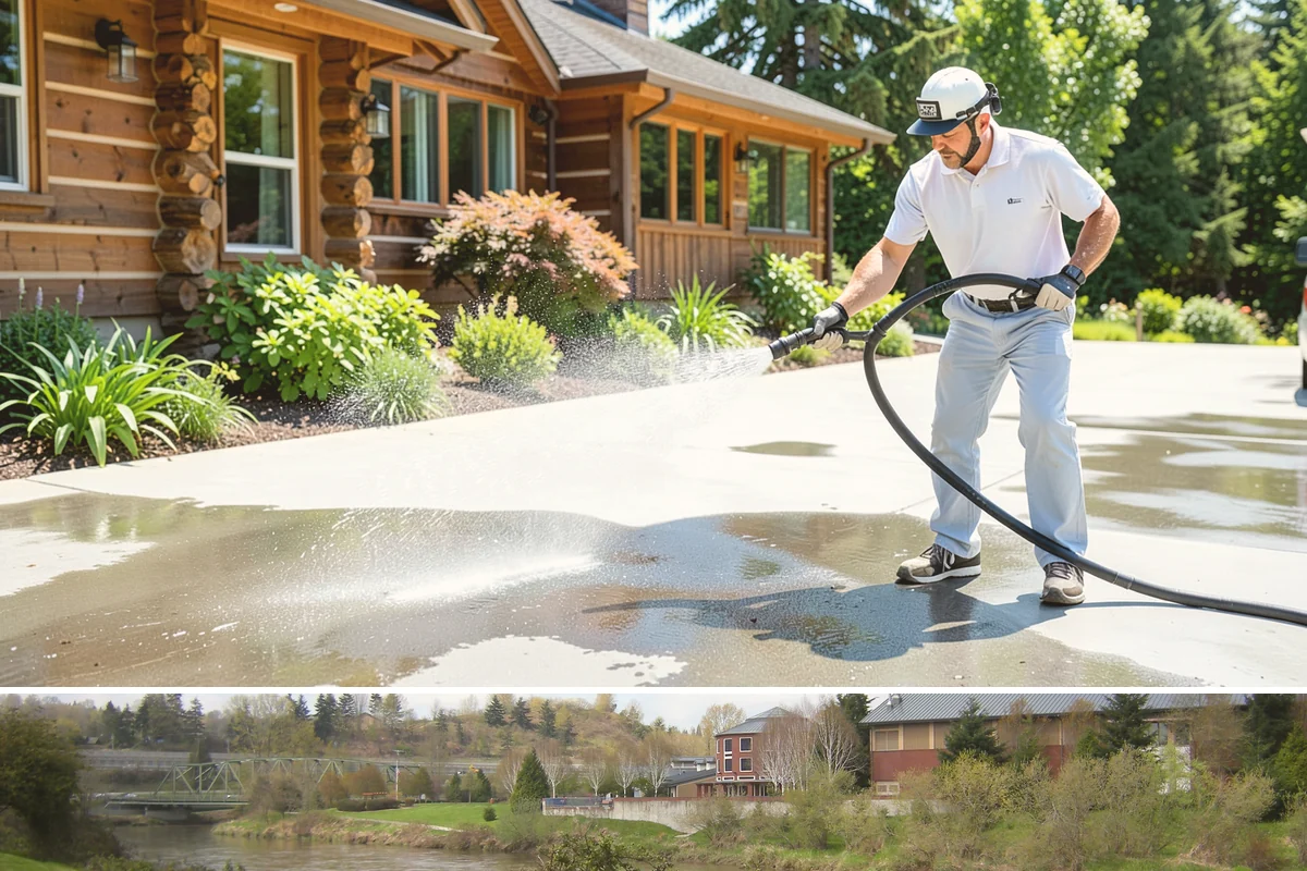 Pre-Sale Exterior Cleaning in Tukwila, King County, WA - Time the cleaning a few days before listing photos, choosing a dry window so surfaces look their brightest on camera.