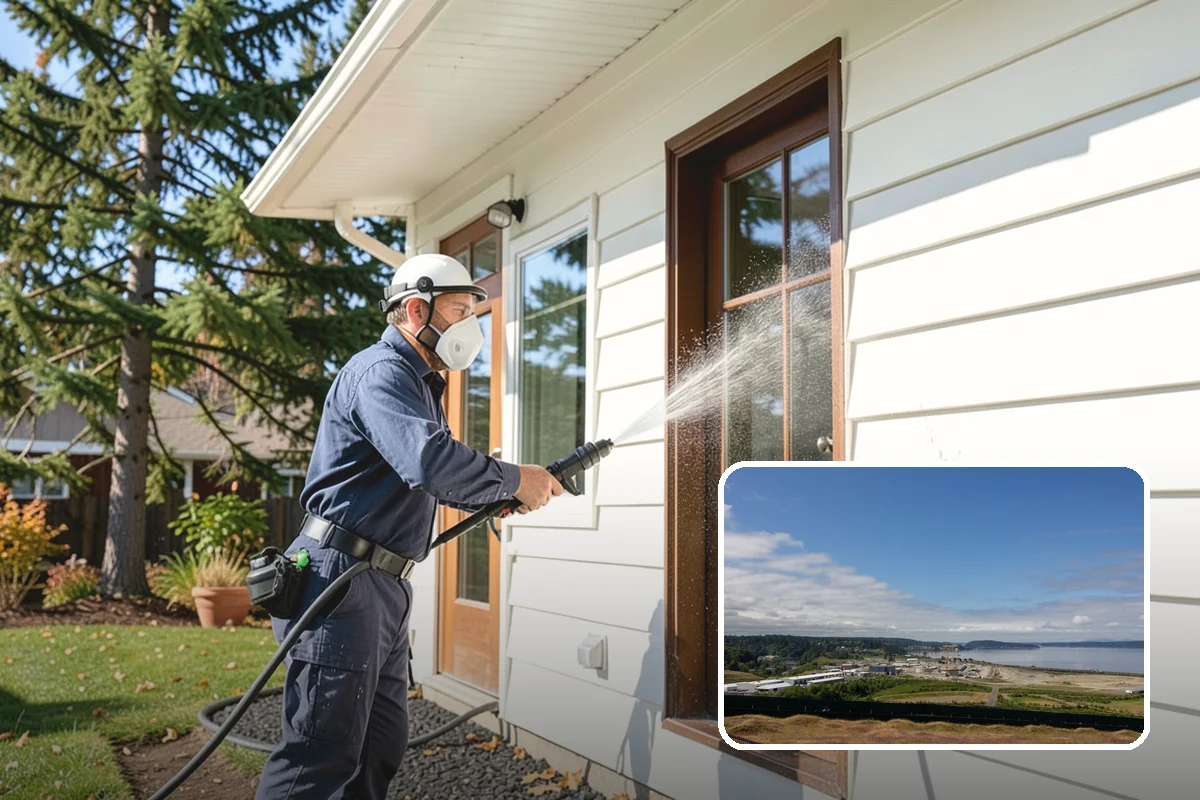 Pre-Sale Exterior Cleaning in University Place, Pierce County, WA - Boosts curb appeal right before listing photos and showings