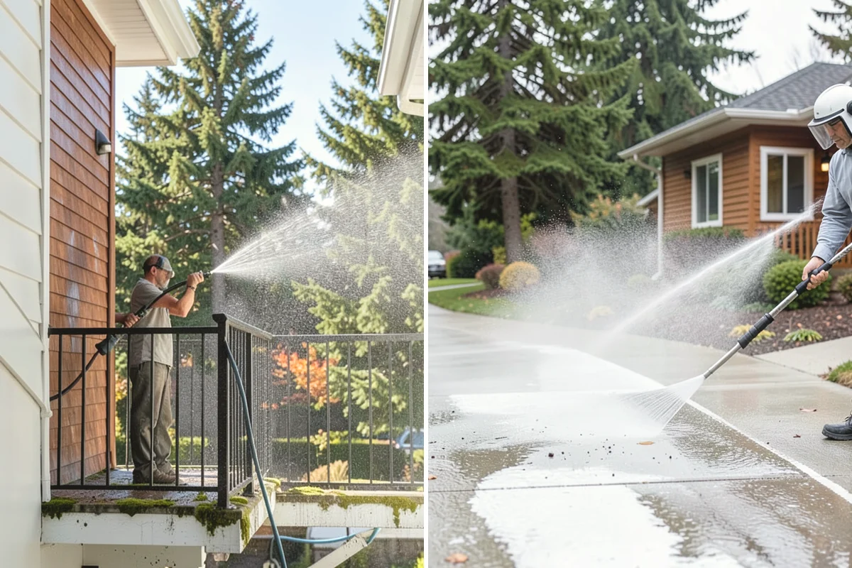 Pre-Sale Exterior Cleaning in University Place, Pierce County, WA - Review the listing surfaces most visible to buyers