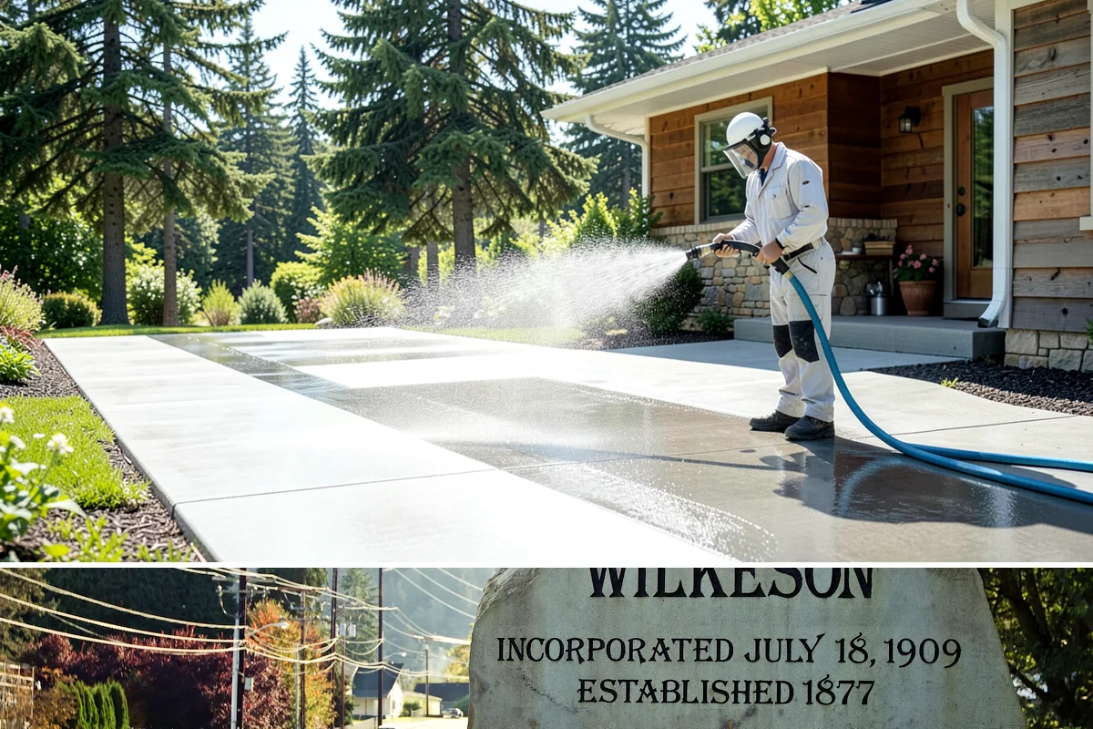 Pre-Sale Exterior Cleaning in Wilkeson, Pierce County, WA - Time the cleaning a few days before listing photos, choosing a dry window so surfaces look their brightest on camera.