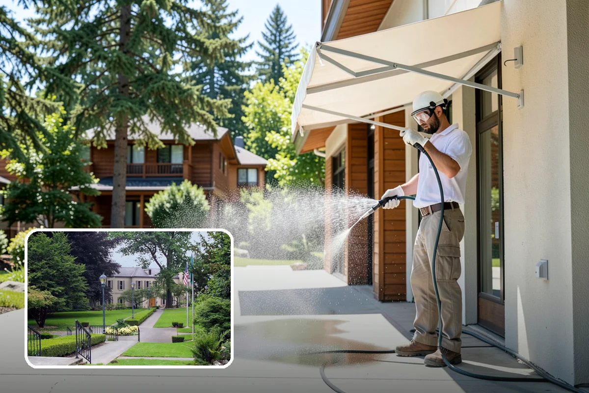 Pre-Sale Exterior Cleaning in Woodinville, King County, WA - Boosts curb appeal right before listing photos and showings