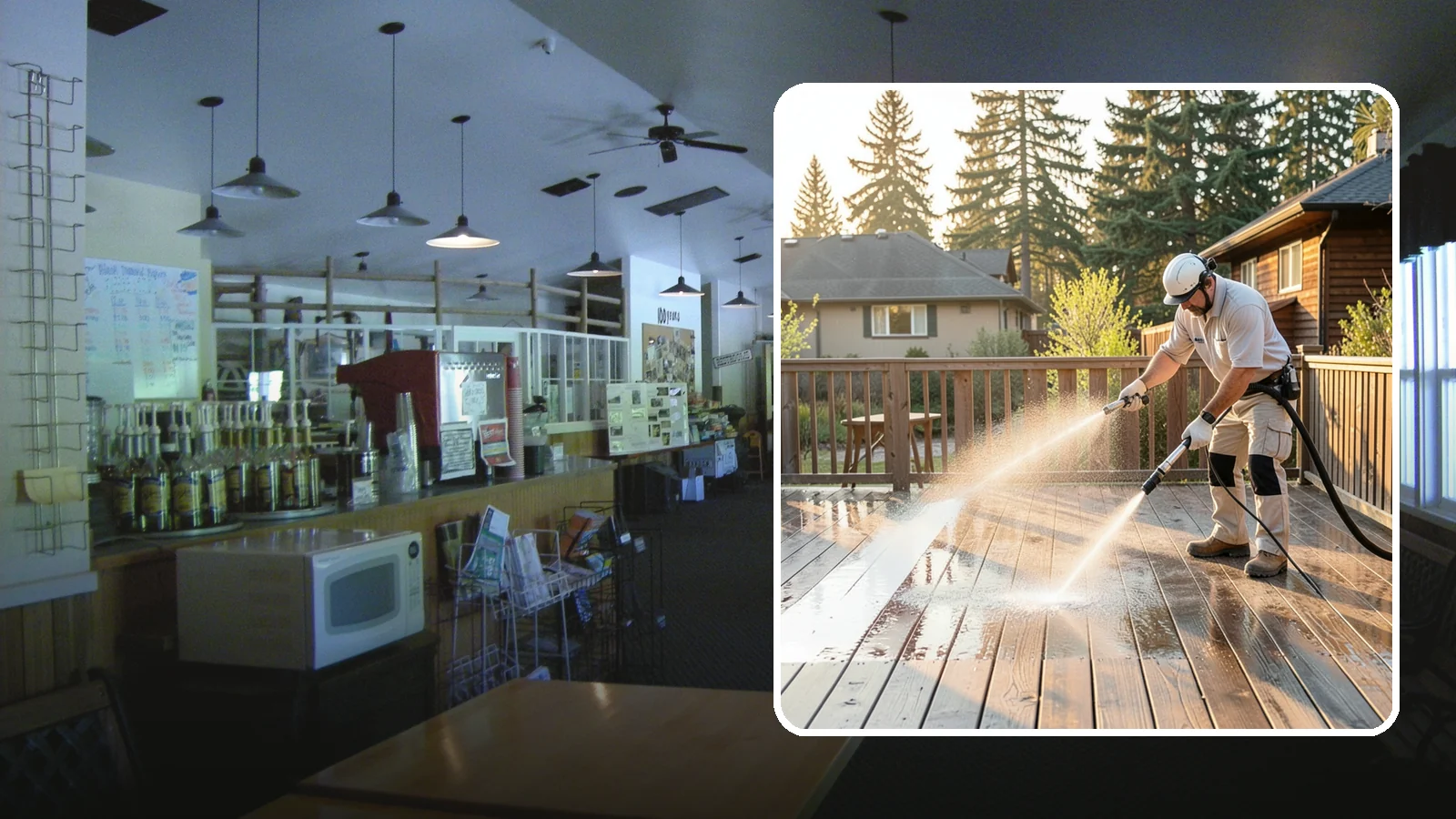 Pressure-Treated Deck Cleaning in Black Diamond, King County, WA - Clean pressure-treated decks to strip greying and growth while keeping the softwood intact.