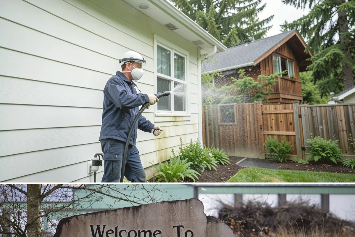 Pressure-Treated Deck Cleaning in Buckley, Pierce County, WA - Clean pressure-treated decks in summer so boards dry fully before restaining.