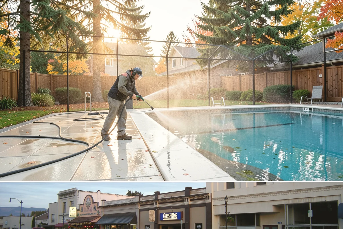 Pressure-Treated Deck Cleaning in Burlington, Skagit County, WA - Clean pressure-treated decks in summer so boards dry fully before restaining.