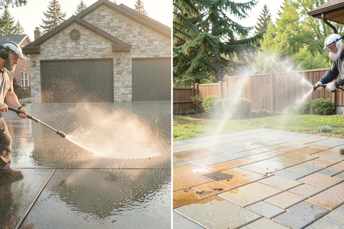 Pressure-Treated Deck Cleaning in Carbonado, Pierce County, WA - Clear the deck and protect plantings