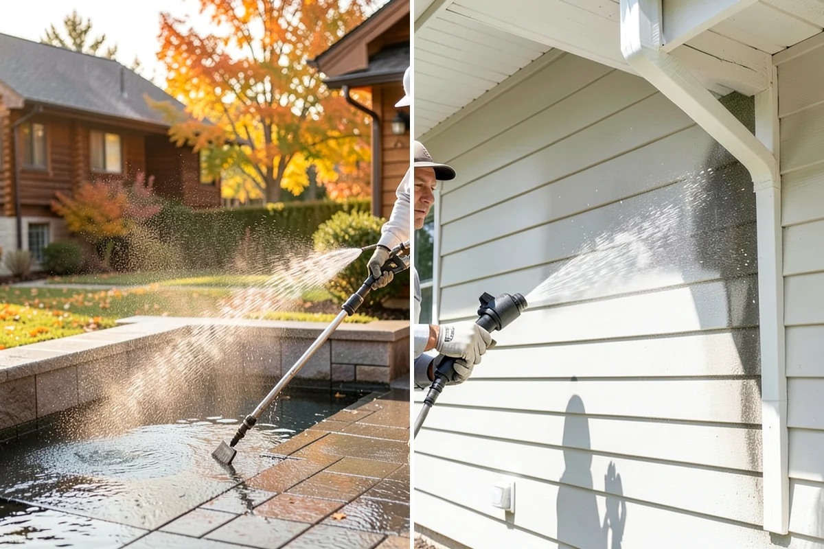 Pressure-Treated Deck Cleaning in DuPont, Pierce County, WA - Clear the deck and protect plantings