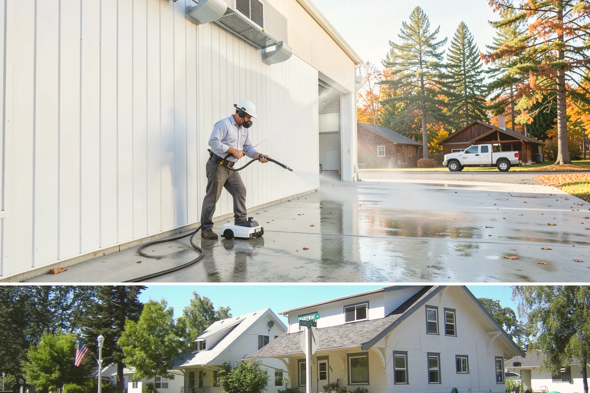 Pressure-Treated Deck Cleaning in DuPont, Pierce County, WA - Clean pressure-treated decks in summer so boards dry fully before restaining.