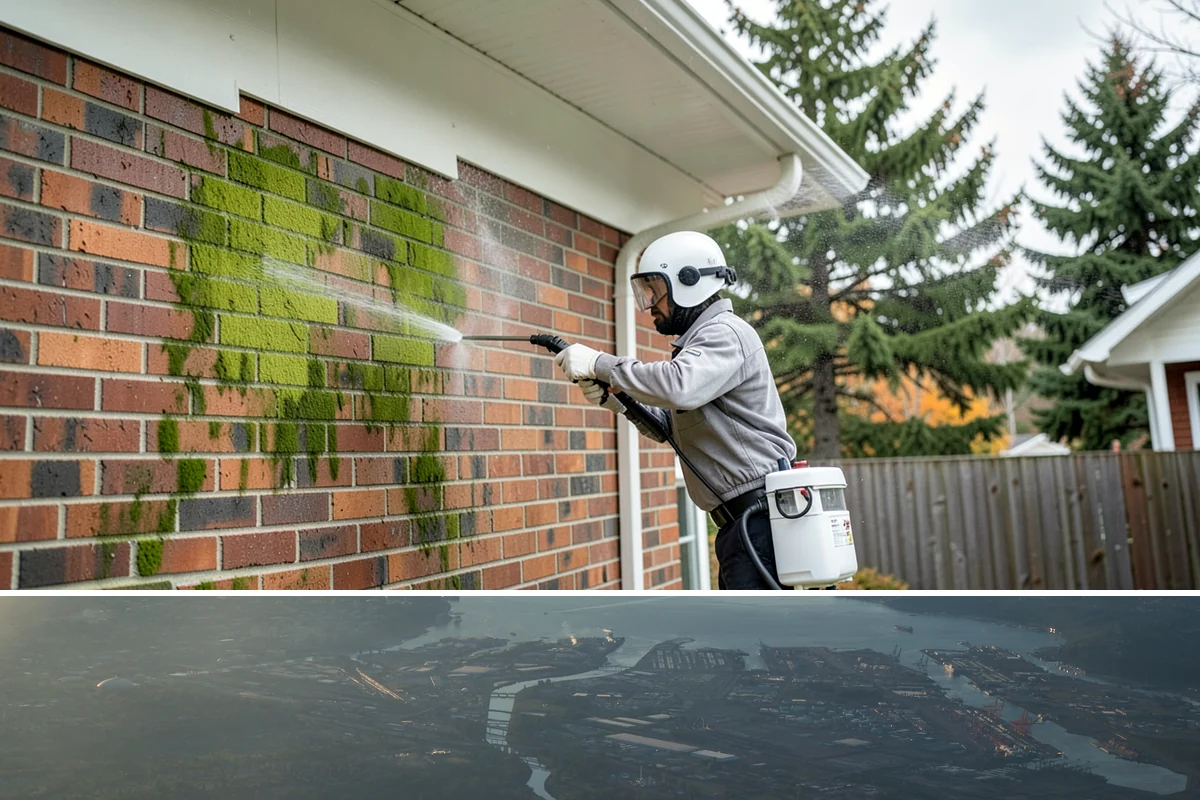 Pressure-Treated Deck Cleaning in Fife, Pierce County, WA - Clean pressure-treated decks in summer so boards dry fully before restaining.