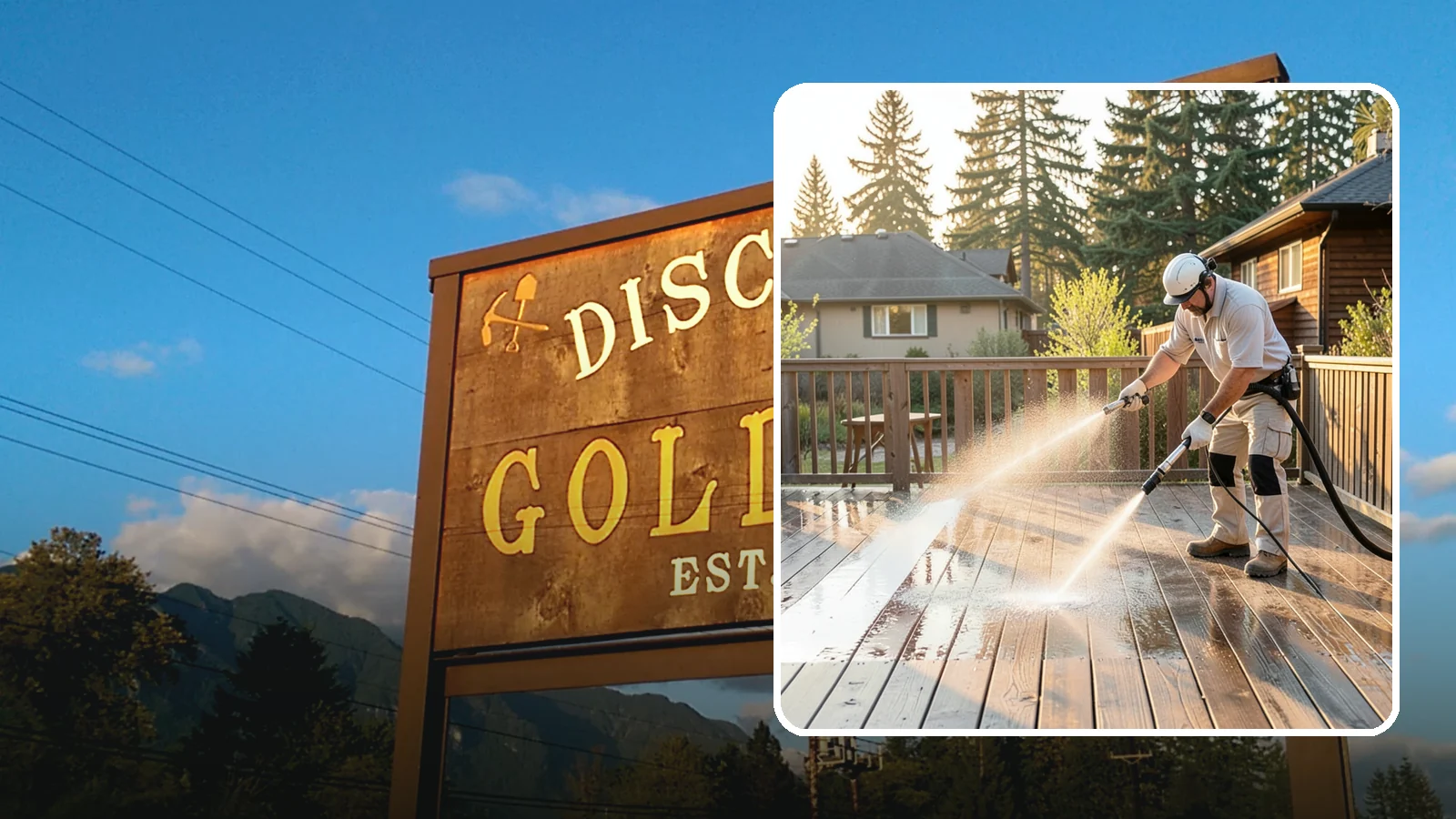 Pressure-Treated Deck Cleaning in Gold Bar, Snohomish County, WA - Clean pressure-treated decks to strip greying and growth while keeping the softwood intact.