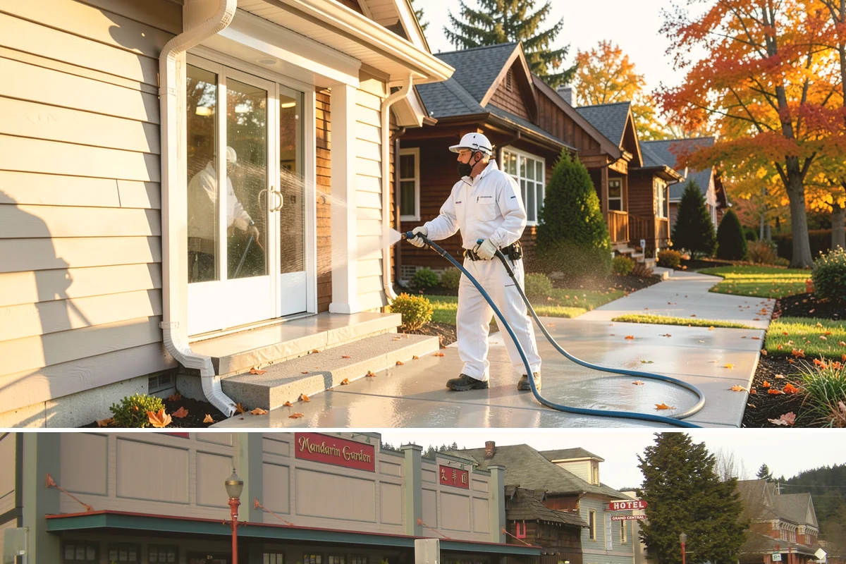 Pressure-Treated Deck Cleaning in Issaquah, King County, WA - Clean pressure-treated decks in summer so boards dry fully before restaining.