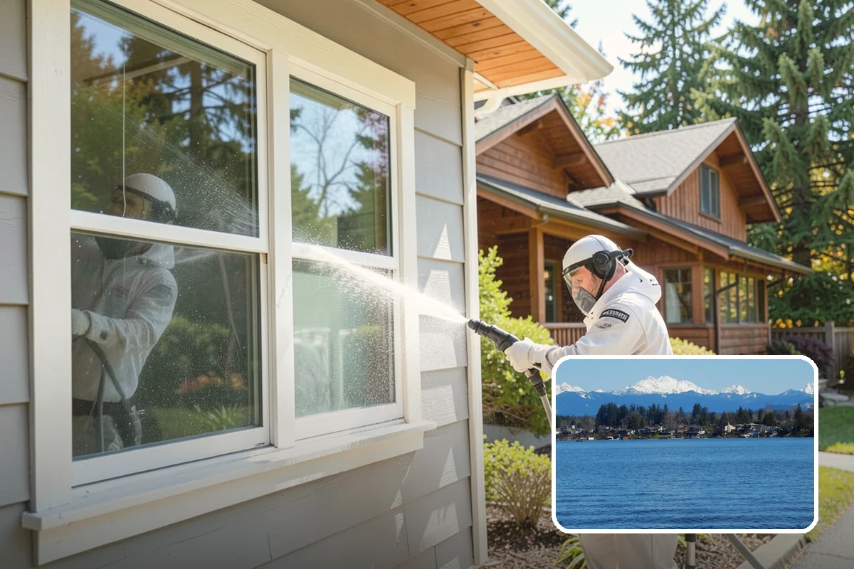 Pressure-Treated Deck Cleaning in Lake Stevens, Snohomish County, WA - Strips greying and algae from treated boards