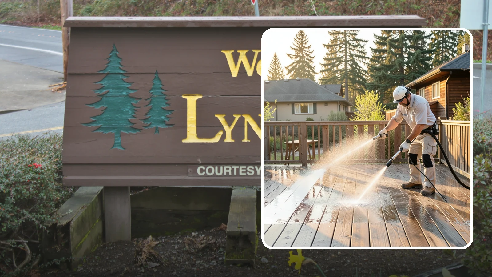 Pressure-Treated Deck Cleaning in Lynnwood, Snohomish County, WA - Clean pressure-treated decks to strip greying and growth while keeping the softwood intact.