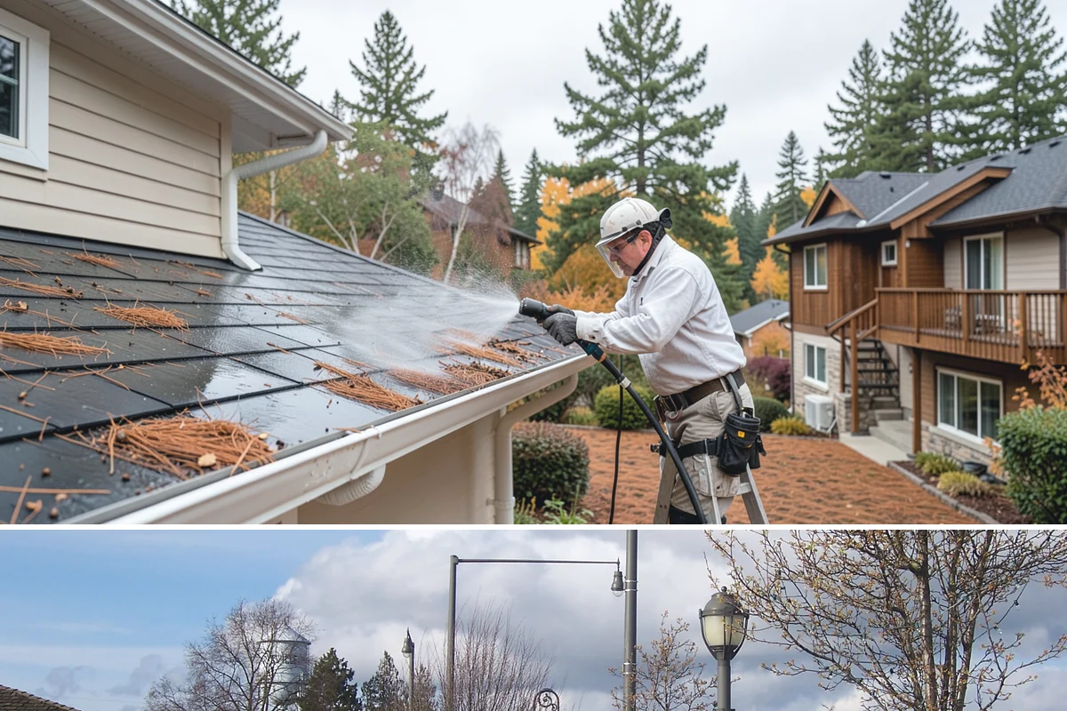 Pressure-Treated Deck Cleaning in Marysville, Snohomish County, WA - Clean pressure-treated decks in summer so boards dry fully before restaining.