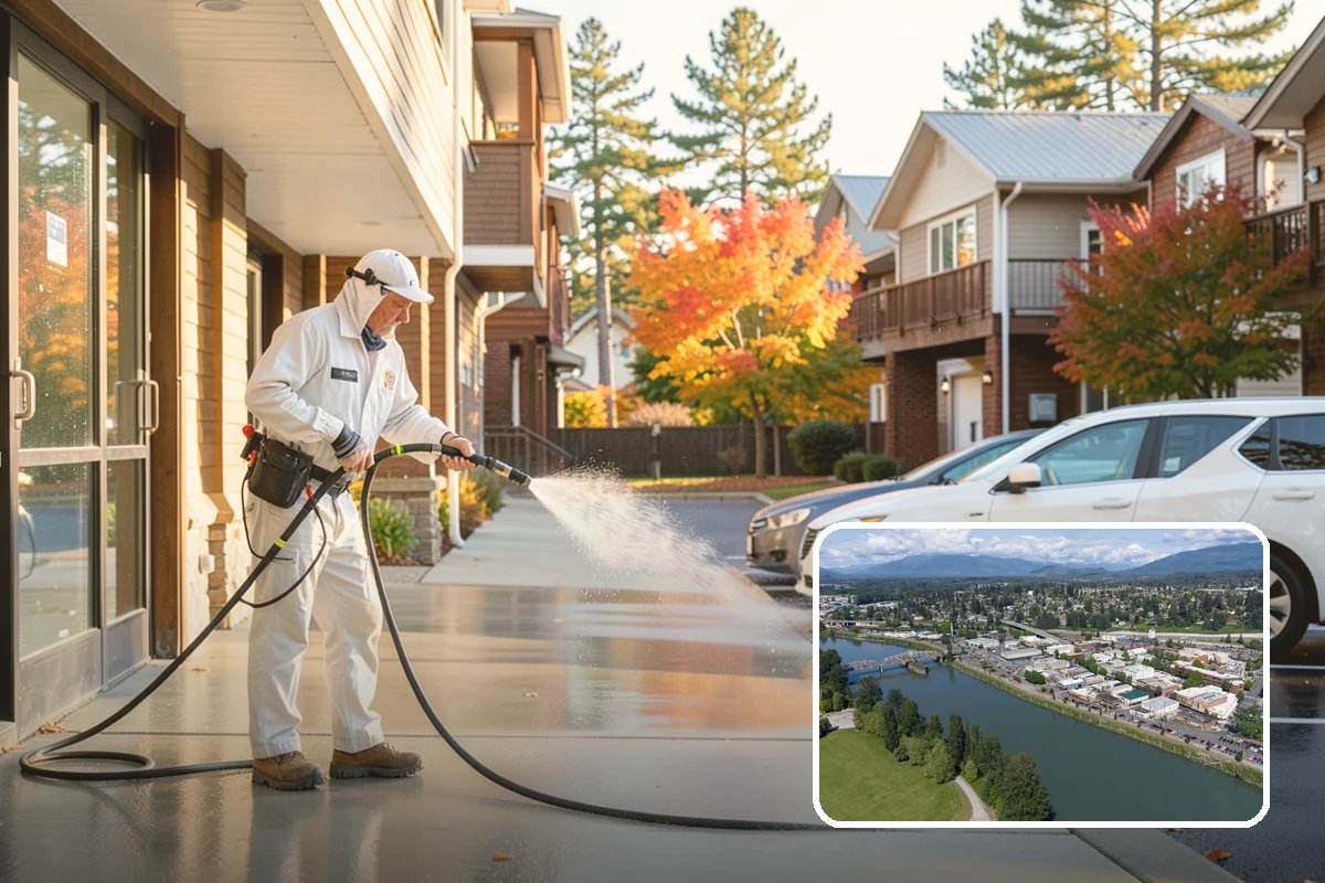 Pressure-Treated Deck Cleaning in Mount Vernon, Skagit County, WA - Strips greying and algae from treated boards