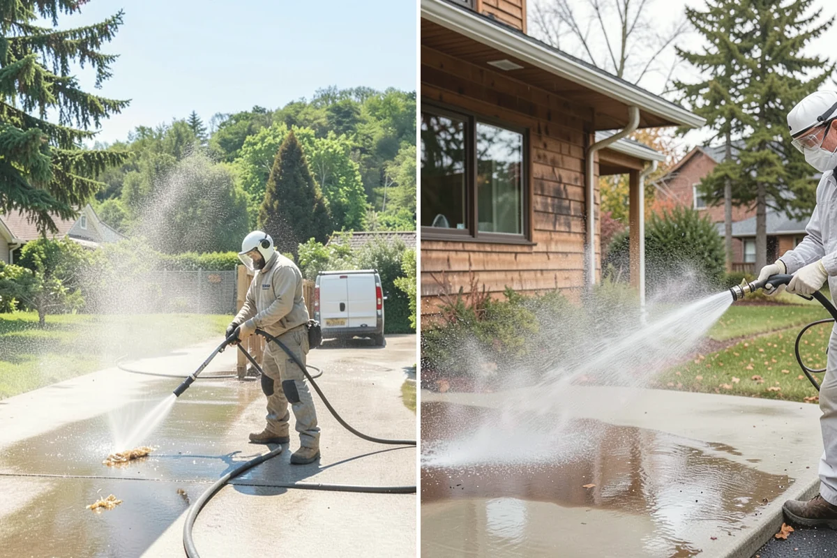 Pressure-Treated Deck Cleaning in Mountlake Terrace, Snohomish County, WA - Clear the deck and protect plantings