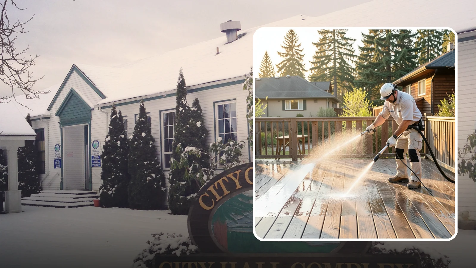 Pressure-Treated Deck Cleaning in Pacific, King County, WA - Clean pressure-treated decks to strip greying and growth while keeping the softwood intact.