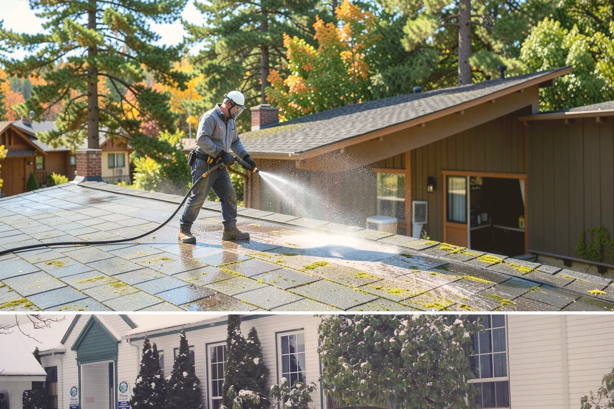 Pressure-Treated Deck Cleaning in Pacific, King County, WA - Clean pressure-treated decks in summer so boards dry fully before restaining.